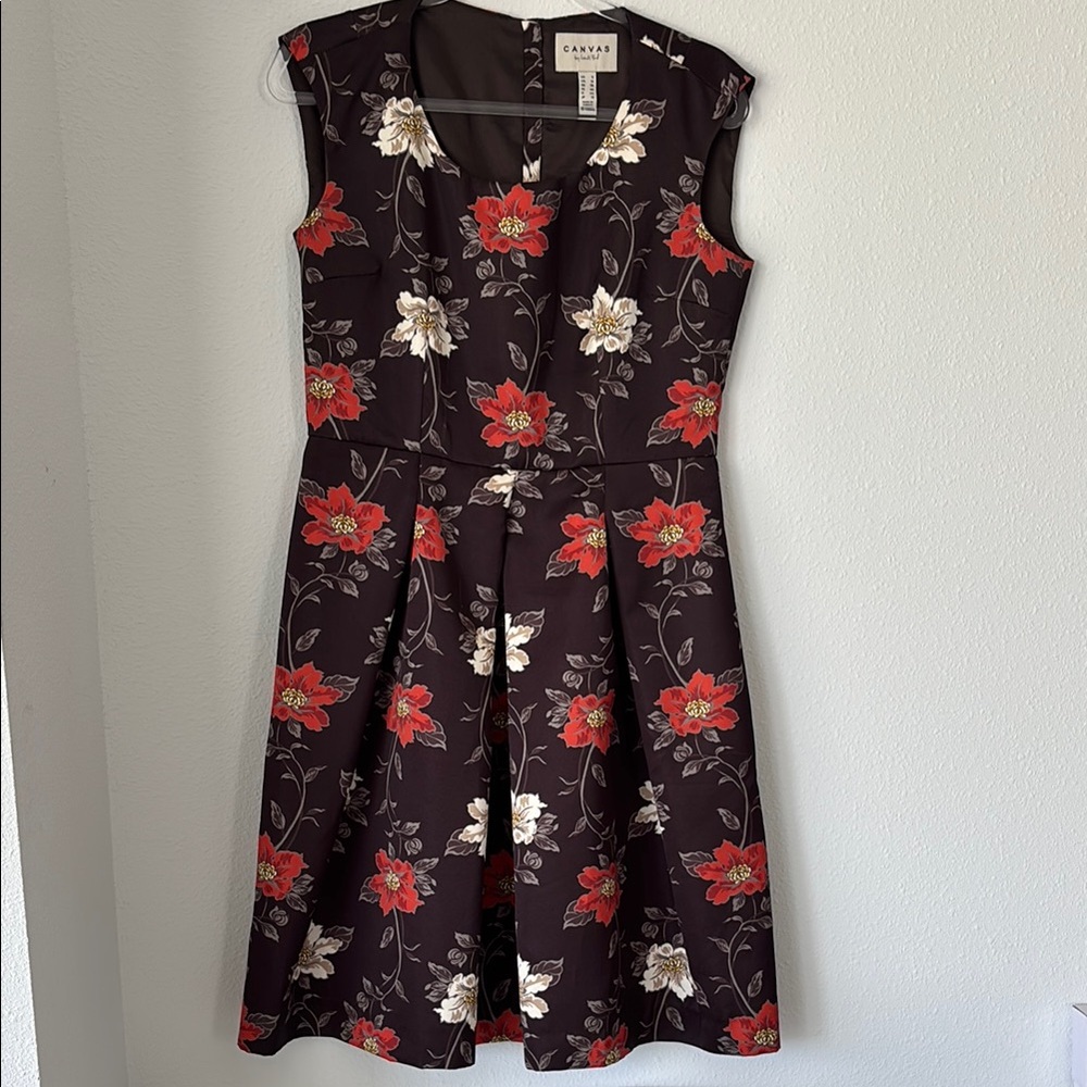 Lands End Floral Dress Size 8